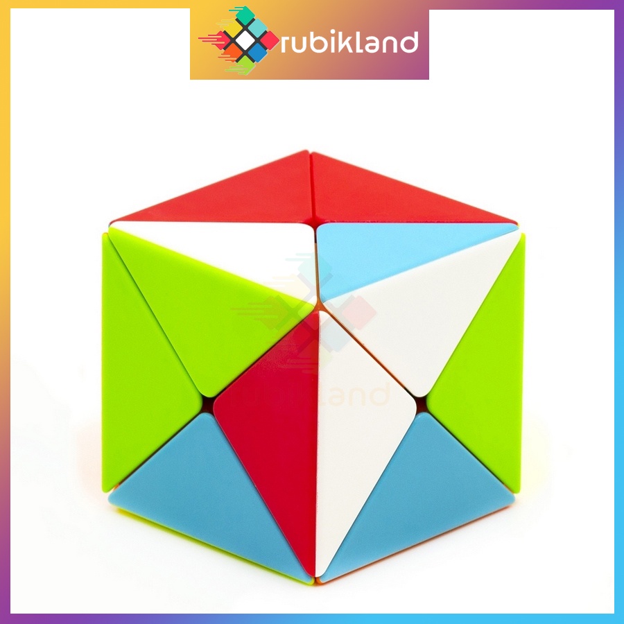 Rubik Biến Thể QiYi Dino Cube Rubic Qiyi X Dino Skewb Magic Cube Đồ Chơi Trí Tuệ Trẻ Em