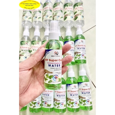 Dung dịch rửa tay NY Super Care Water Chai 100ml Chai xịt Làm sạch da tay Kháng khuẩn Khử mùi Bảo vệ sức khỏe Như Ý