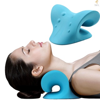 Neck Stretcher Support Pillow Neck and Shoulder Relaxer Pain Relief Portable Traction Pillow Neck Traction Neck Posture Correction Pillow