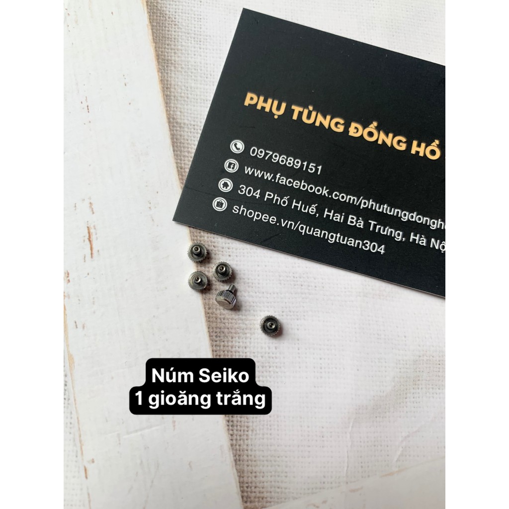 Núm chỉnh giờ cho đồng hồ đeo tay hiệu Seiko
