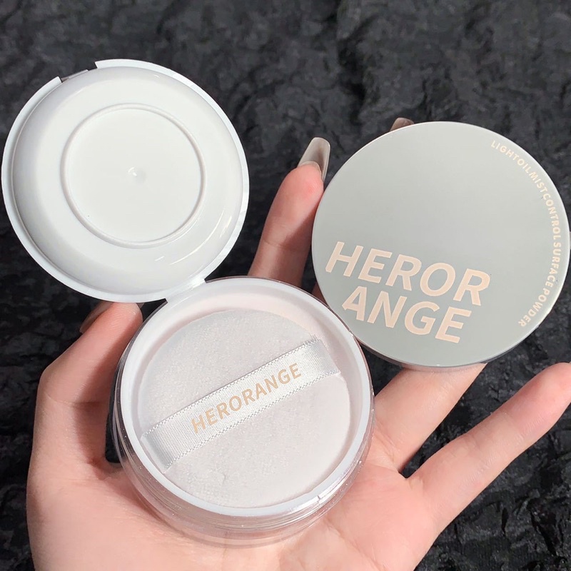 Phấn phủ HERORANGE mịn nhẹ kiềm dầu