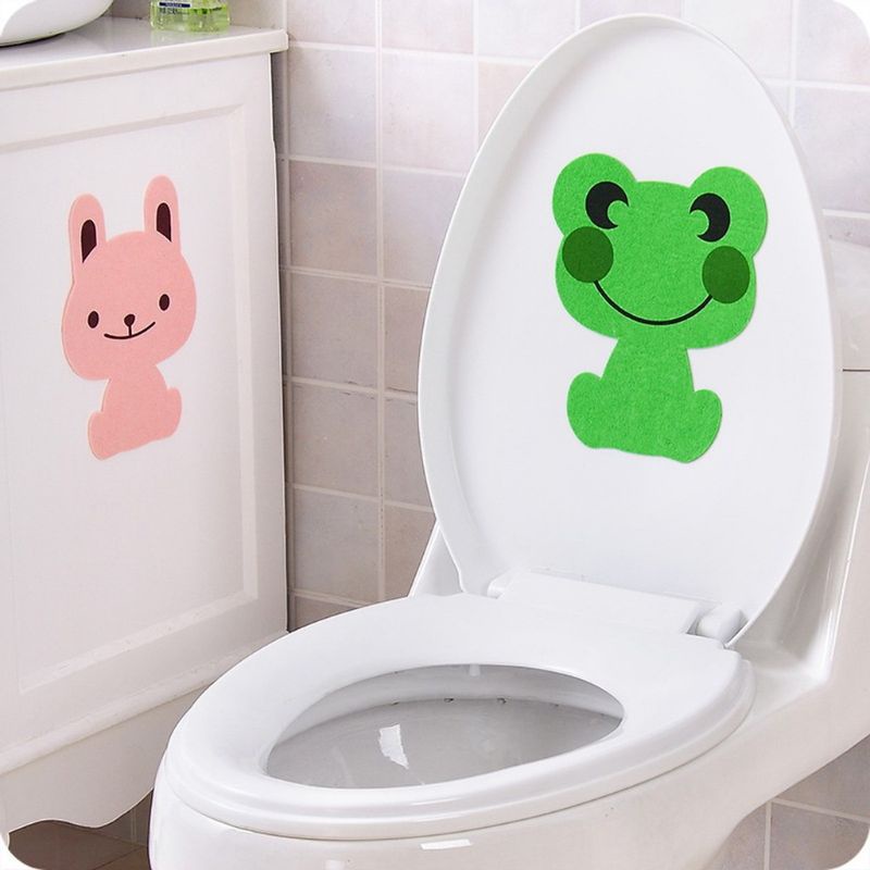 Miếng dán bồn cầu, toilet khử mùi hôi, hình thù ngộ nghĩnh dễ dàng vệ sinh - Soleil Home