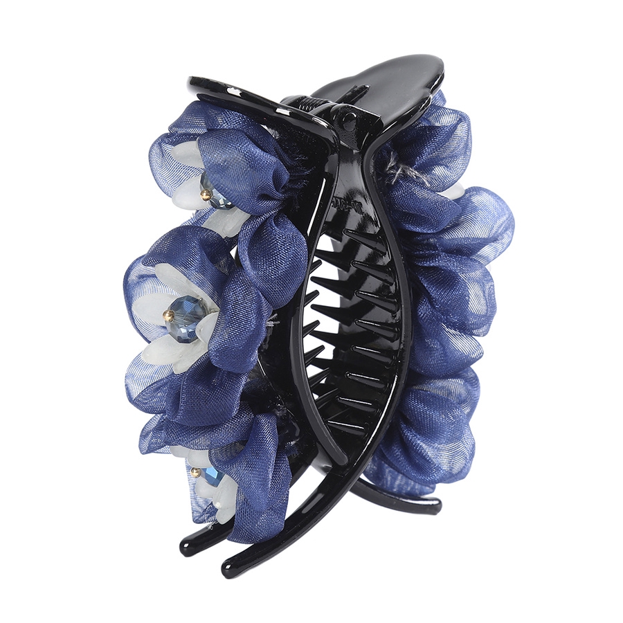 Kẹp trang trí họa tiết hoa đính đá hợp thời trang cho nữ