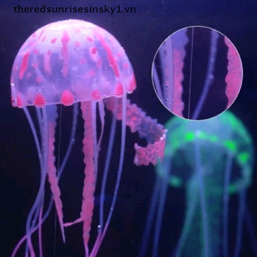 Sứa biển giả phát sáng trang trí bể cá