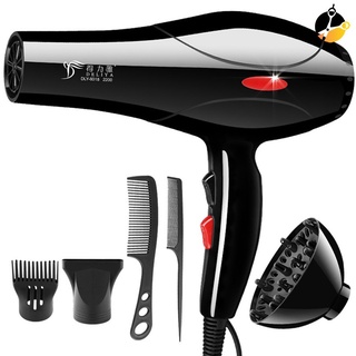 Máy sấy tóc, tạo kiểu tóc deliya 2200w 2 chiều kèm bộ phụ kiện 5 món