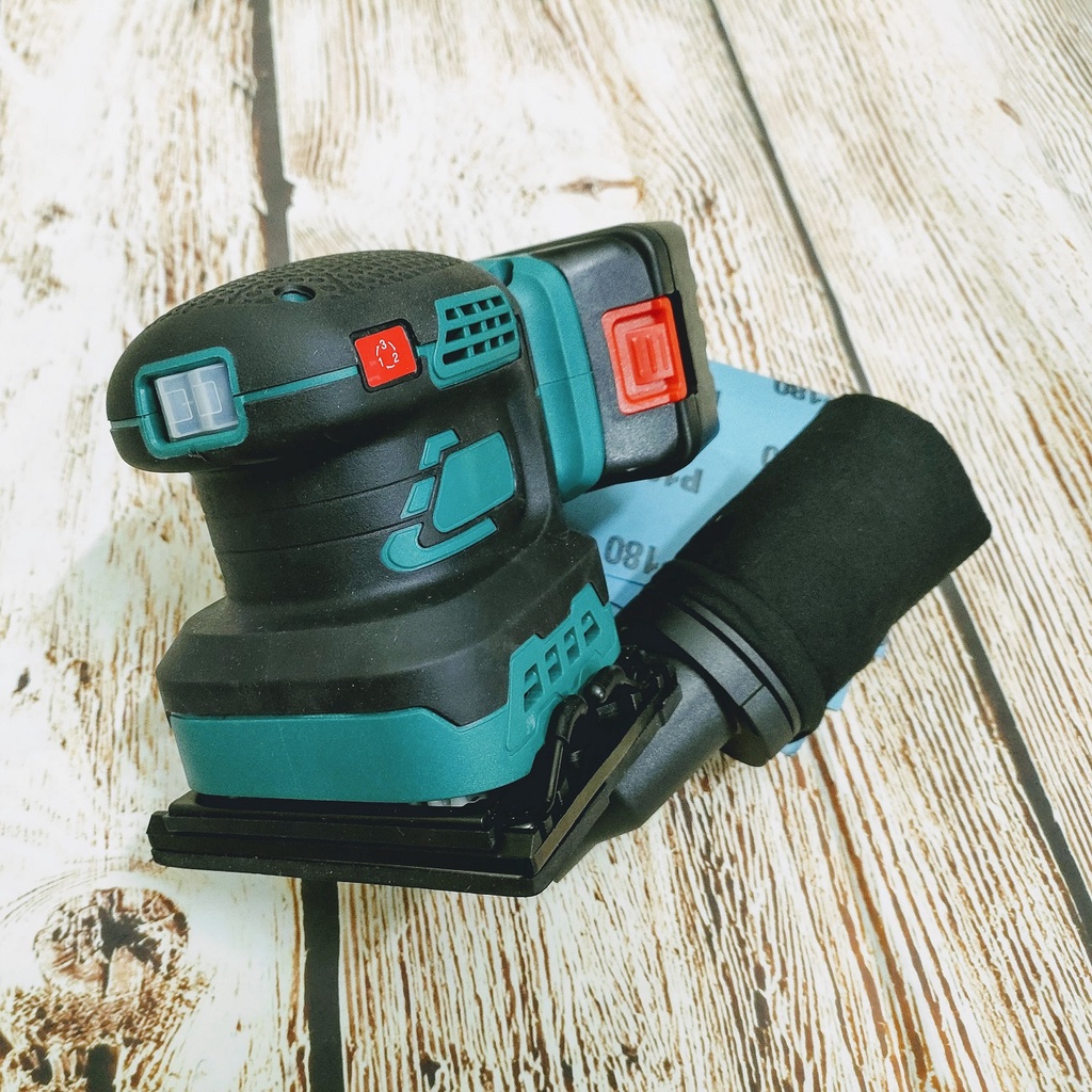 SV Máy chà nhám rung mặt vuông động cơ không chổi than dùng pin 18V - 21V