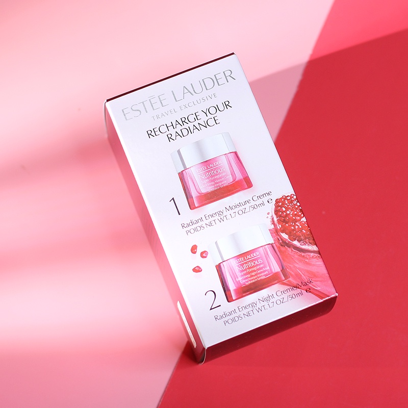 Set kem dưỡng ẩm da Estee Lauder ngày và đêm