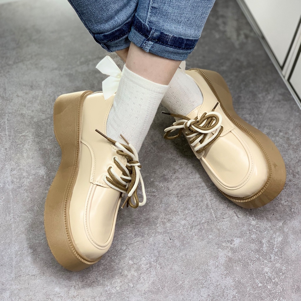 GIÀY OXFORD ULZZANG DA MỊN ĐẾ MỀM ĐỘC QUYỀN LOVESHOES MÃ 2202-3