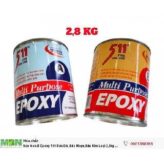 [Nowship] (Cặp 2,8kg) Keo dán đặc biệt EPOXY MULTI PURPOSE 511