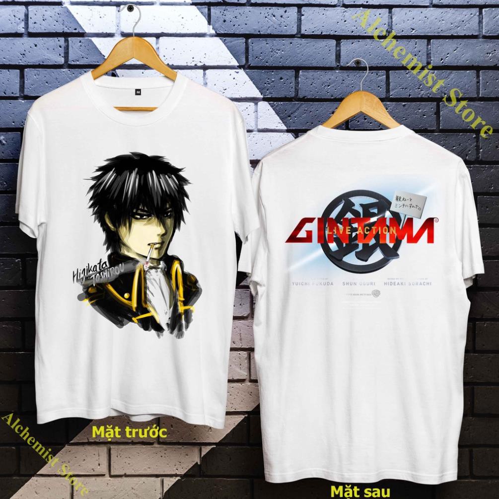 [SALE SẬP SÀN] 💯 Áo Phông Hijikata Toshiro - Áo Phông Gintama mềm mại - thoáng mát - GTM-011
