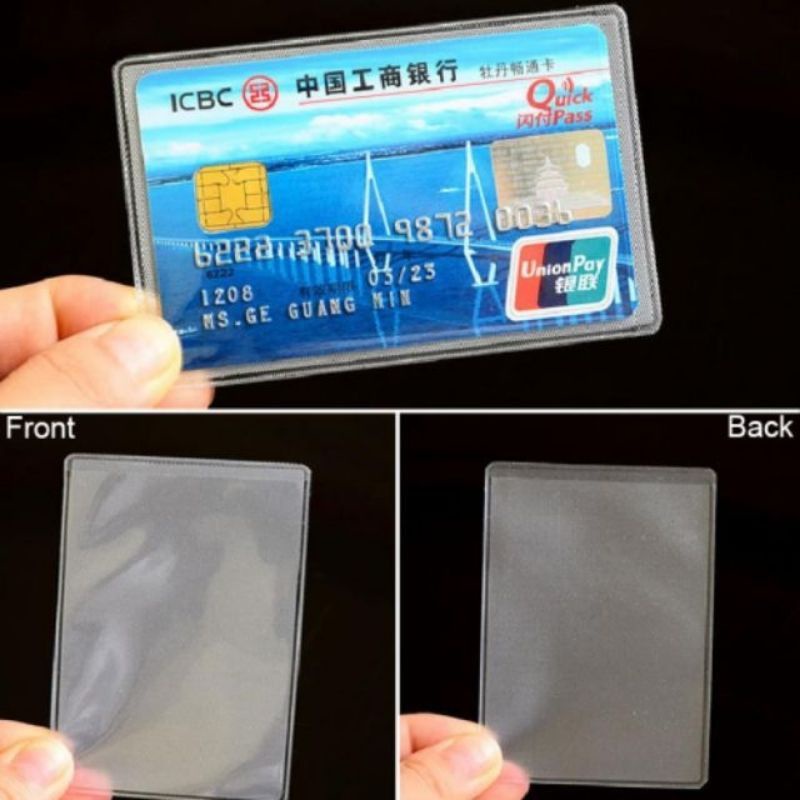 Miếng nhựa bọc thẻ bảo vệ ATM, CCCD, thẻ card...trong suốt