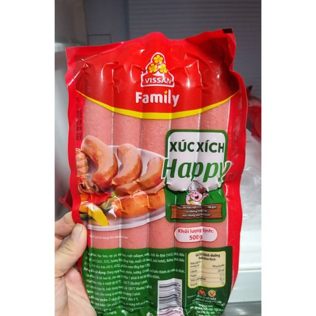 Xúc Xích Happy Vissan gói 500g
