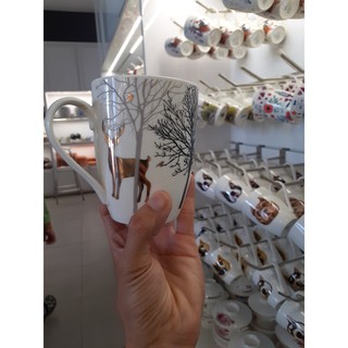 Ly sứ in hoa văn cute gốm sứ cao cấp