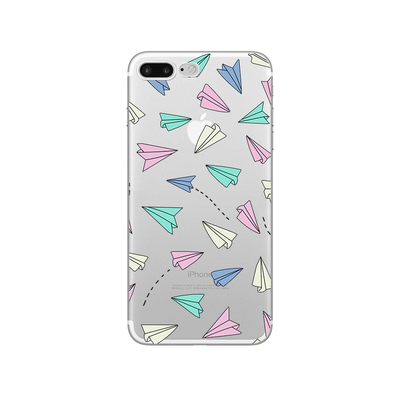 Ốp lưng điện thoại nhựa mềm iPhone 5 5s SE X 6 6s 7 8 6SP 6P 7P 8P màu đen hình các hành tinh | BigBuy360 - bigbuy360.vn