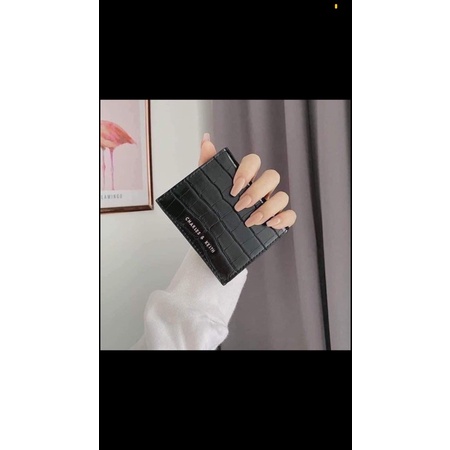 Ví mini nút bấm đựng thẻ có hộp