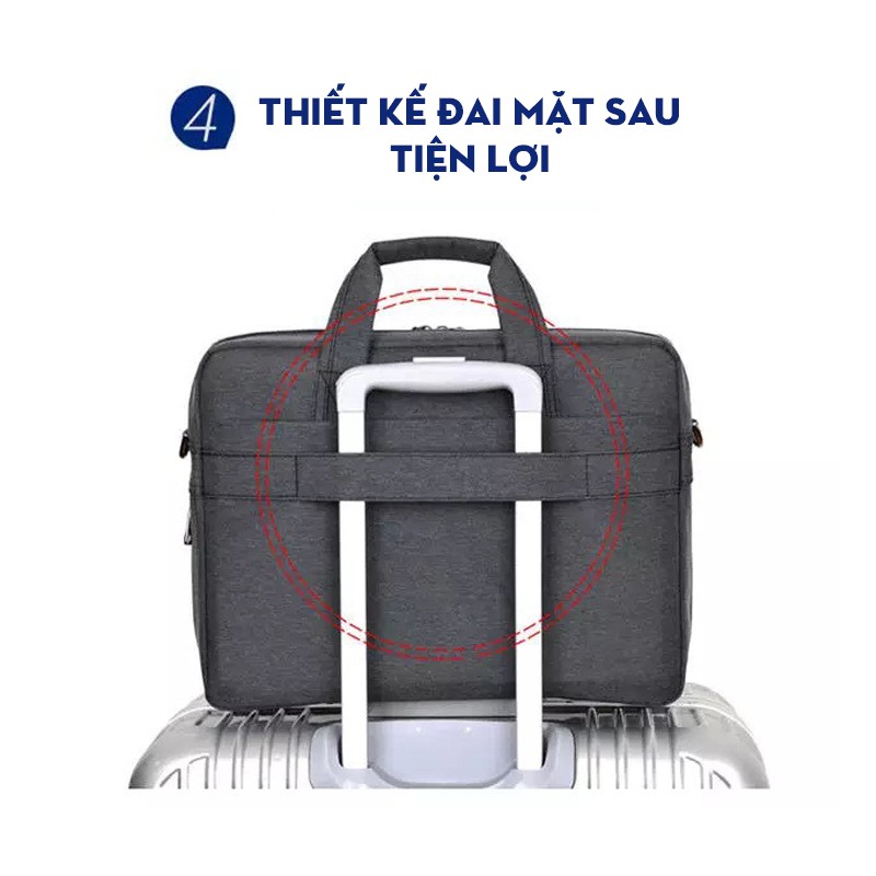 Cặp công sở nam GUBAG, đựng Laptop 14 inch, 15,6 inch cao cấp, cặp văn phòng xách tay đi làm, có dây đeo, nhỏ gọn