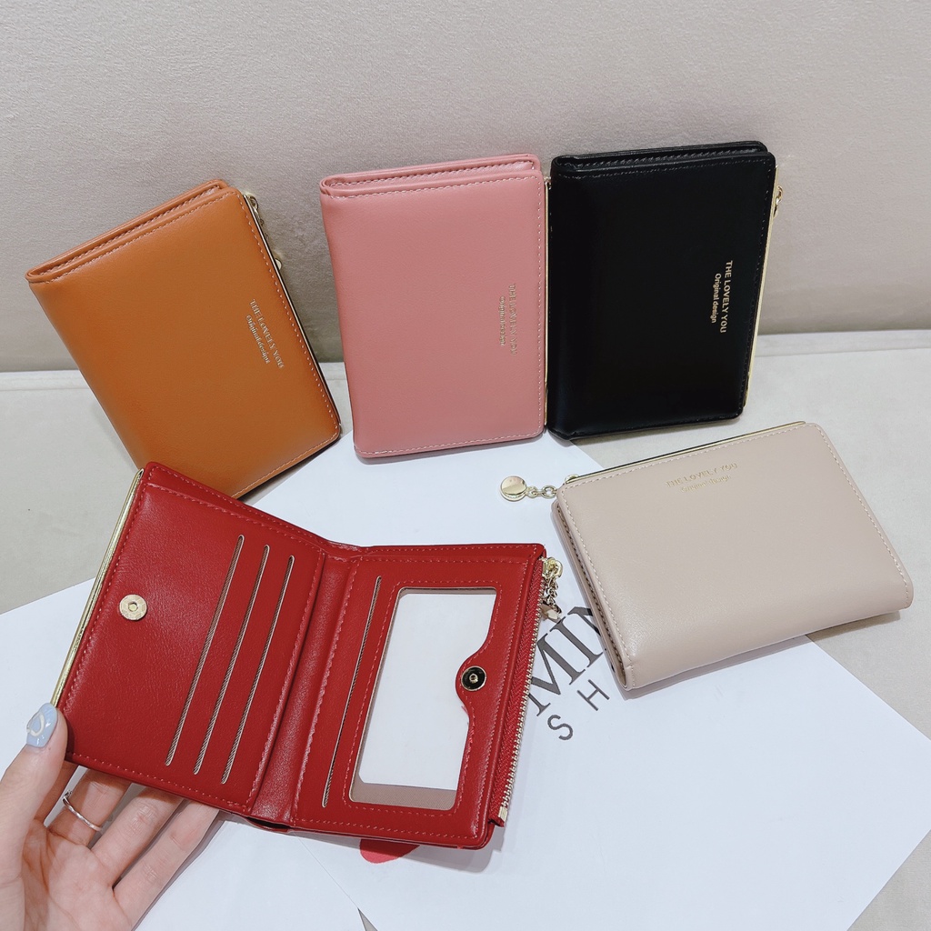 Min's Shoes - Ví nữ mini cao cấp ngắn cute nhỏ gọn bỏ túi thời trang ví 307