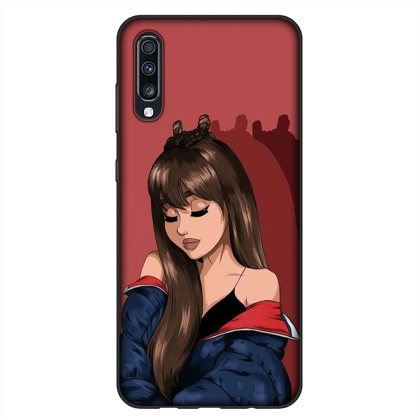 Ốp điện thoại silicone mềm in hình Ariana Grande cho Samsung Galaxy S9 S10 S20 FE Ultra Plus Lite S20+ S9+ S10+ S20Plus