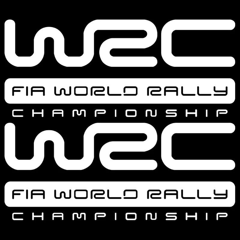 Bộ 2 Tem dán cửa xe ô tô WRC