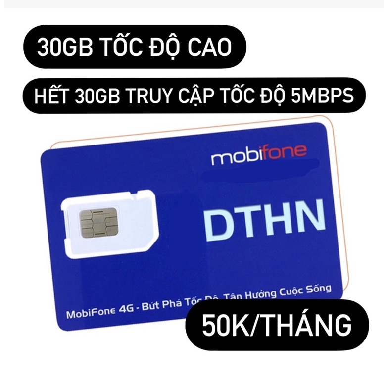 Sim đã đăng kí chính chủ chỉ việc dùng Sim Mobifone 4G Max data DTHN, Dùng Toàn Quốc