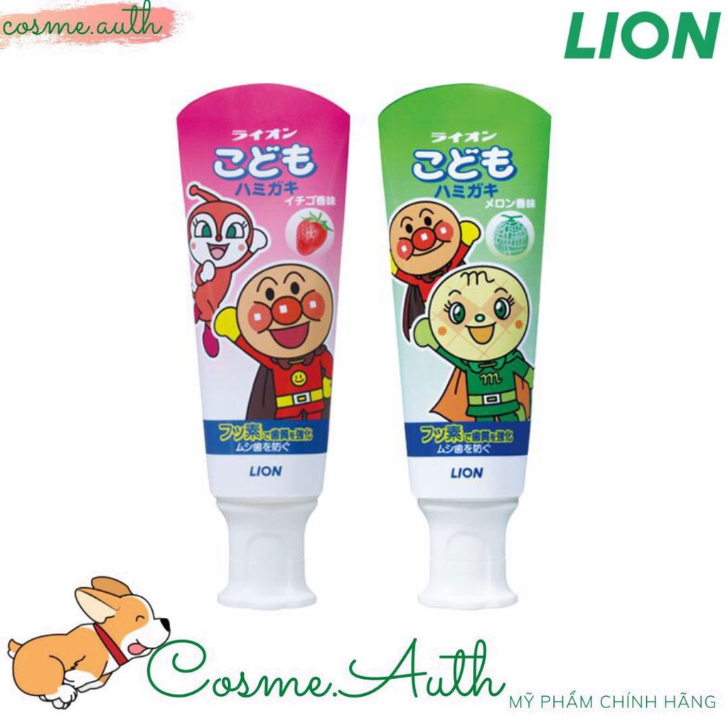 Kem Đánh Răng Trẻ Em Lion Của Nhật Bản 40gr