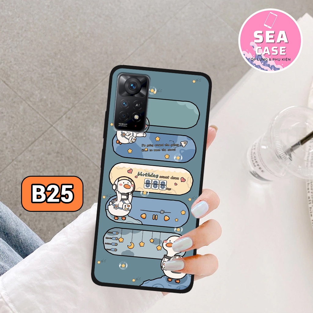 Ốp lưng XIAOMI REDMI NOTE 11/ REDMI NOTE 11S hình vũ trụ,hoạt hình,phi hành gia – ốp nhựa chống trầy,chống va đập