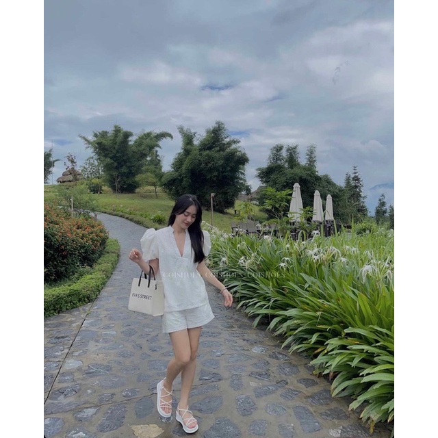 Dép sandal nữ đế xuồng - đế cao 5 phân- Dép đế bánh mì  -Tiệm giày Coishoes