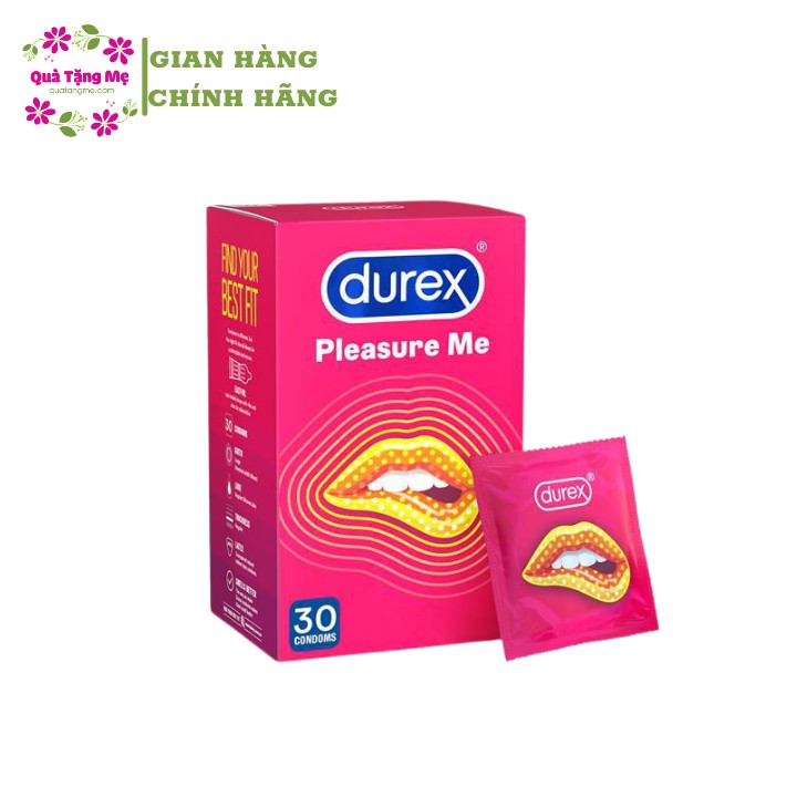 Hộp 30 cái Bao Cao Su Durex Pleasure Me Condoms