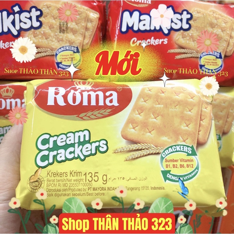 Date T9/2023- BÁNH MALKIST CRACKERS QUY ROMA