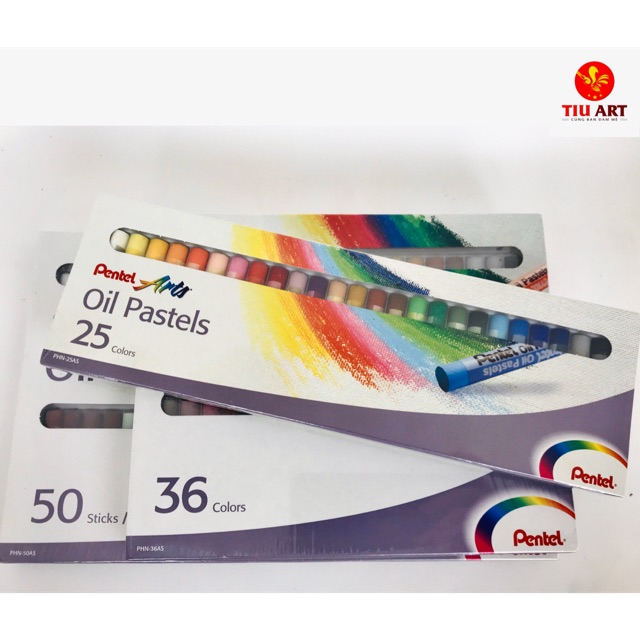 Sáp Dầu Pentel Oil pastels 12/16/25/36/50 màu