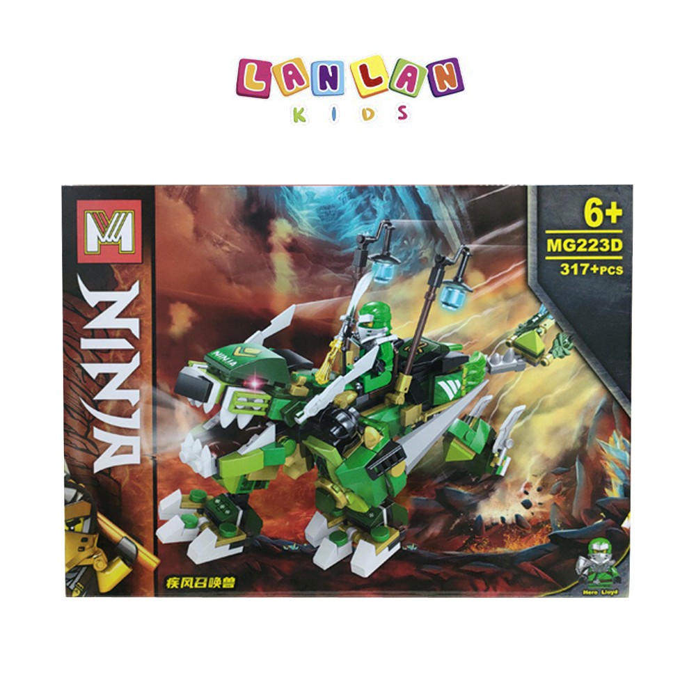 Đồ chơi xếp hình Ninjago rồng hai đầu 426 chi tiết MG121 cho bé vui chơi sáng tạo