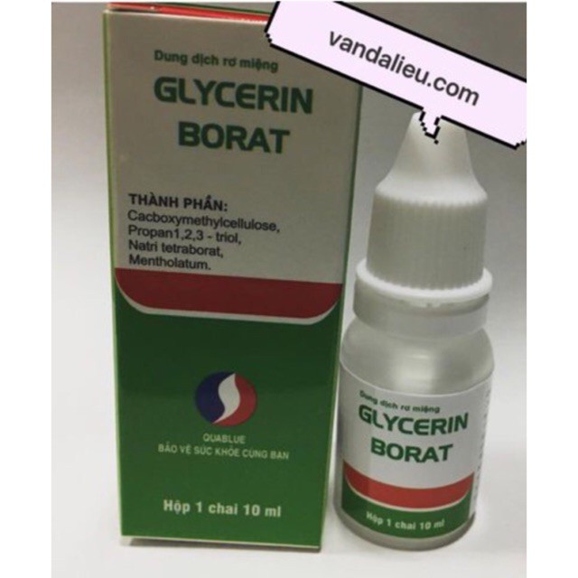 DUNG DỊCH RƠ MIỆNG -GLYCERIN BORAT 10ML