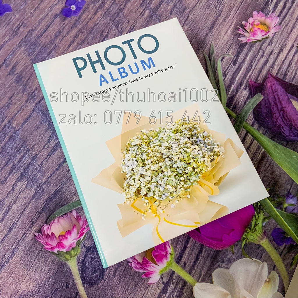 Album đựng 304 ảnh 10x15 bìa giấy cứng
