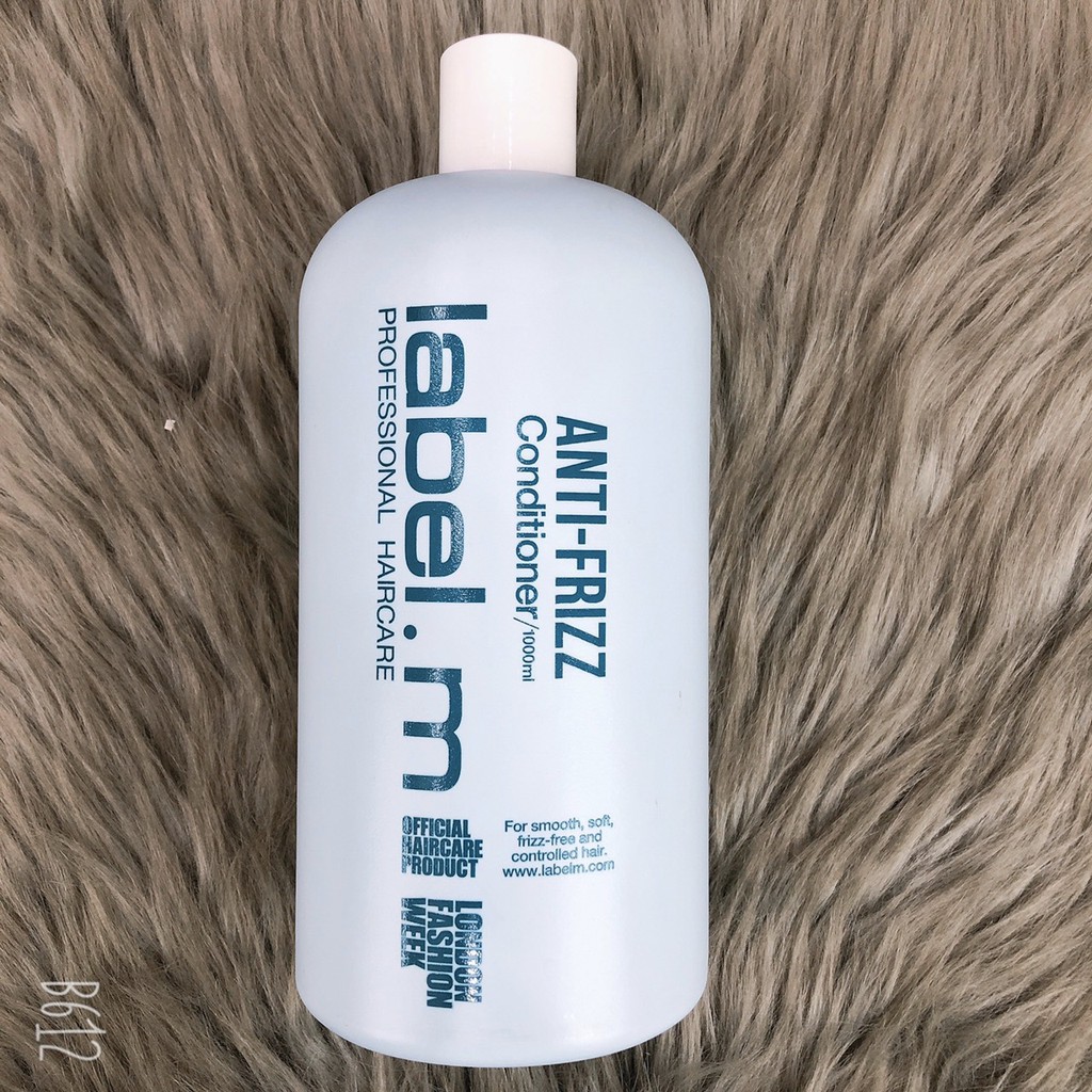 Bộ dầu gội xả suôn mượt dưỡng ẩm dành cho tóc thẳng,bông xù ANTI-FRIZZ LABEL.M 1000ML