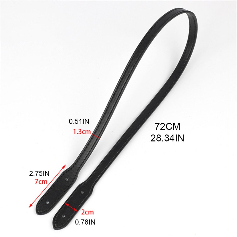 Set 2 Dây Đeo Túi Xách Da PU Đính Đinh Tán Thời Trang