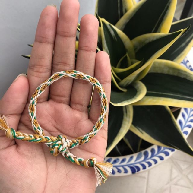 Vòng tình bạn kumihimo hoa 🌻