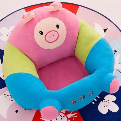 Ghế tập ngồi cho bé bằng vải nhồi bông