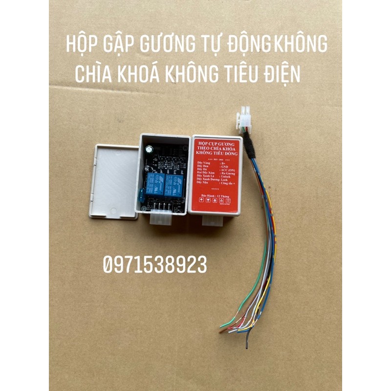 Hộp gập gương tự động theo chìa khoá không tiêu điện