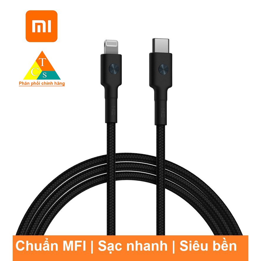 Cáp sạc nhanh PD chuẩn MFI type C to Lightning ZMI