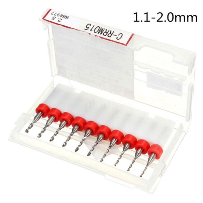 Hộp 10 cái mũi khoan CNC nhật