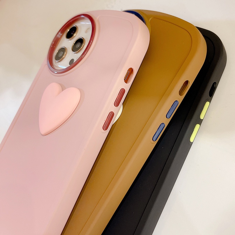 Ốp điện thoại hình trái tim cho iPhone 13Pro Max 13Pro 13 12ProMax 12Pro 12Mini 11 Pro Max IX Xs Max XR 7 8 Plus | BigBuy360 - bigbuy360.vn