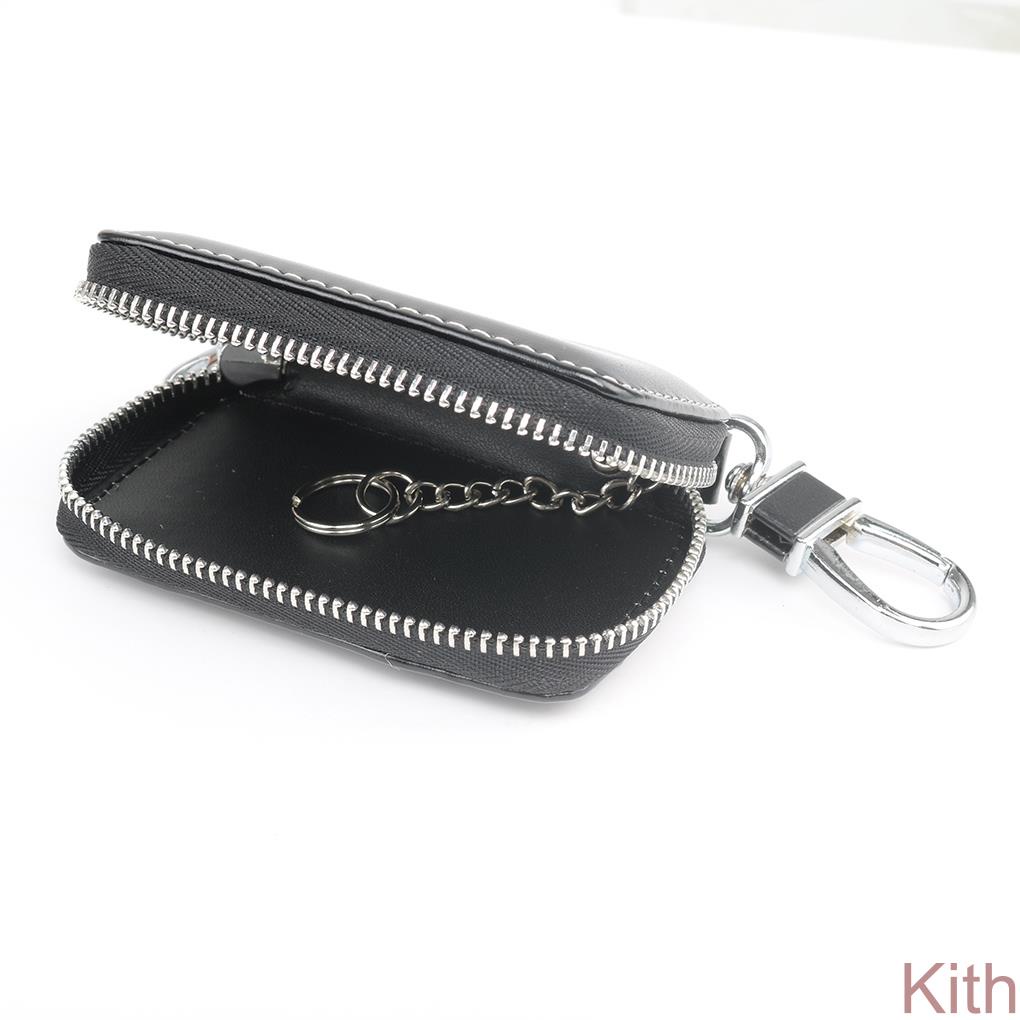 Leather Car Key Storage Organization Holder Hanging Key Wallet Purse Keys Case Bags Chain for Honda Volkswagen Buick