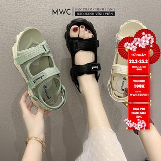 Giày Sandal Nữ MWC Đế Cao Quai Ngang Thể Thao NUSD- 2795