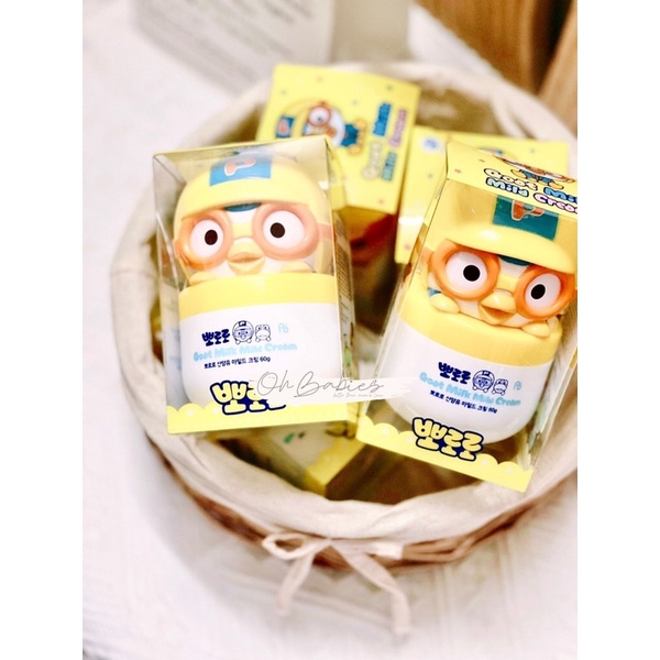 Kem Dưỡng Da, Kem Nẻ Hàn Quốc Cho Bé Pororo Goat Milk Mild Cream [OH BABIES]
