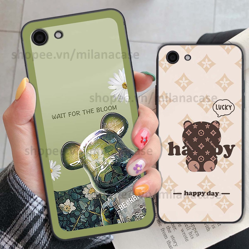 Ốp Vivo Y81 / Y83 gấu be@rBrick gấu Teddy Kaws siêu đẹp, phong cách, cá tính