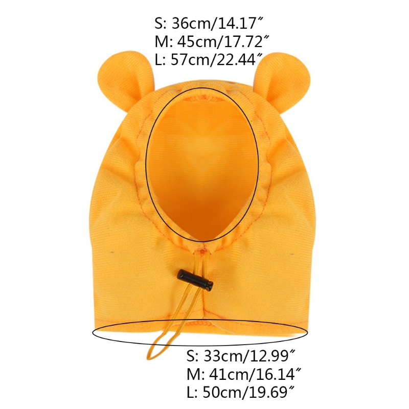 Mũ tai gấu hóa trang cho thú cưng