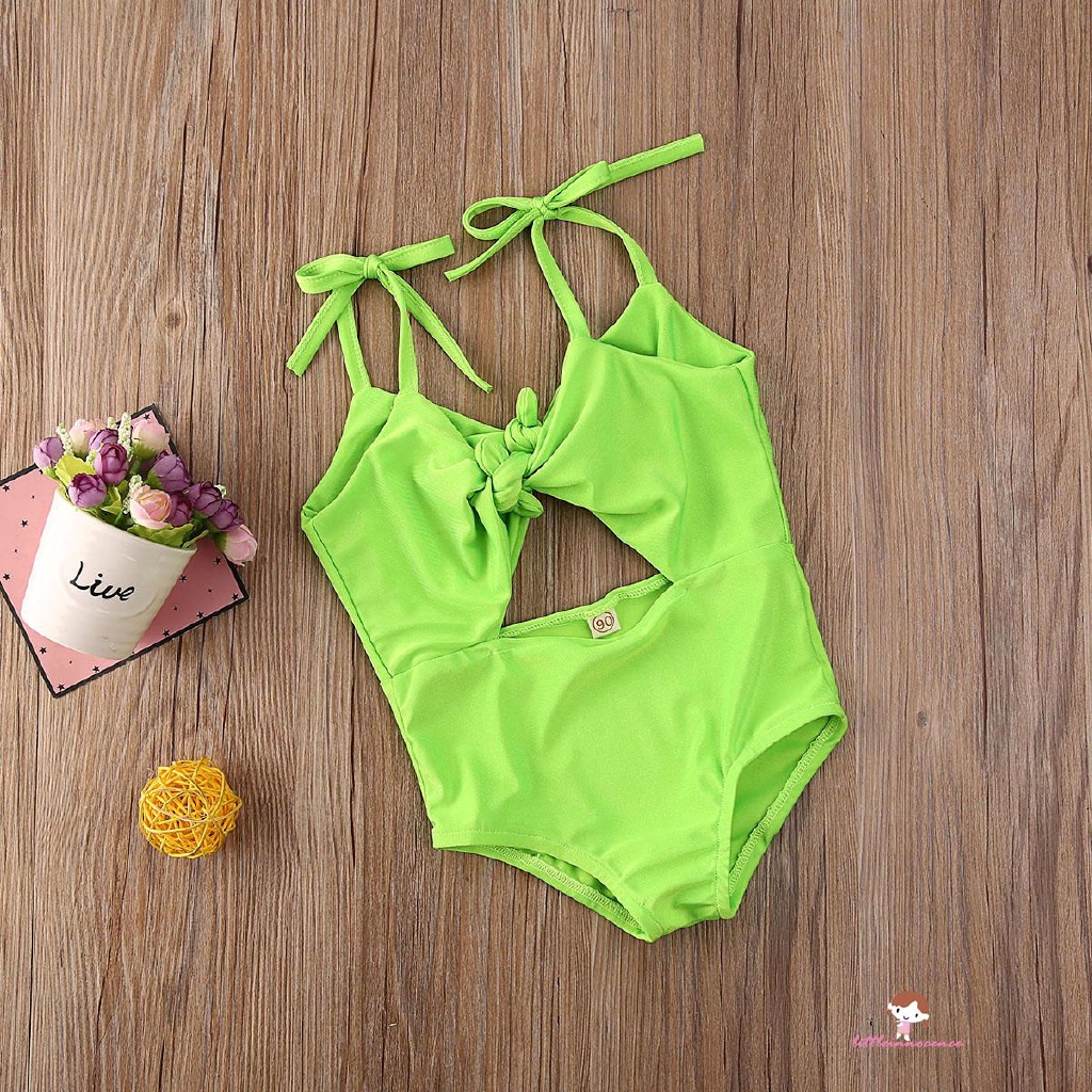 Bộ Bikini cột nơ thiết kế xinh xắn thời trang mùa hè cho bé gái từ 1-5 tuổi