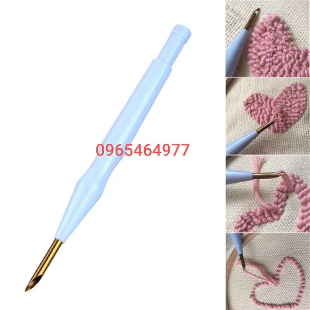 Kim thêu nổi,thêu sợi len trang trí