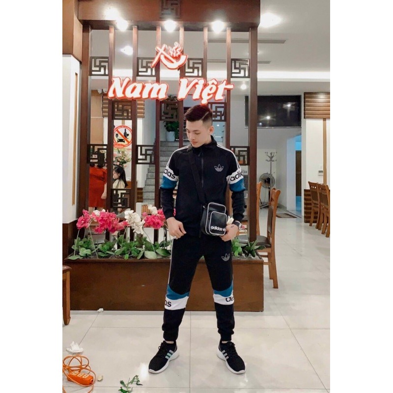 Đồ bộ nam bộ thu đông nam có khoá cao cấp