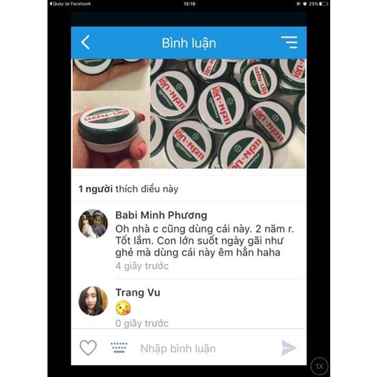 Cao Dầu Tràm Zambuk Thái Lan 18g